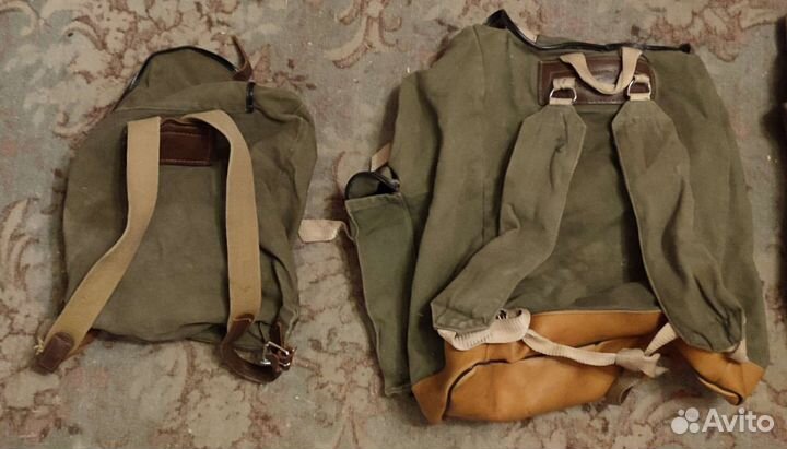 Рюкзак туристический брезентовый СССР