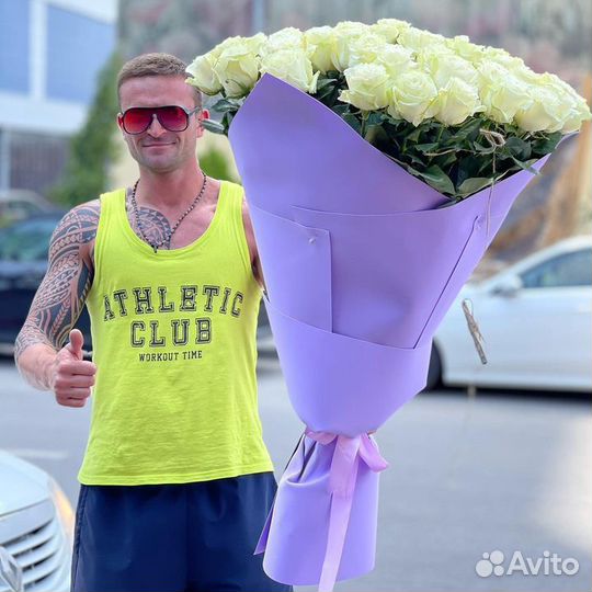 Длинные розы 70см доставка 101роза с доставкой