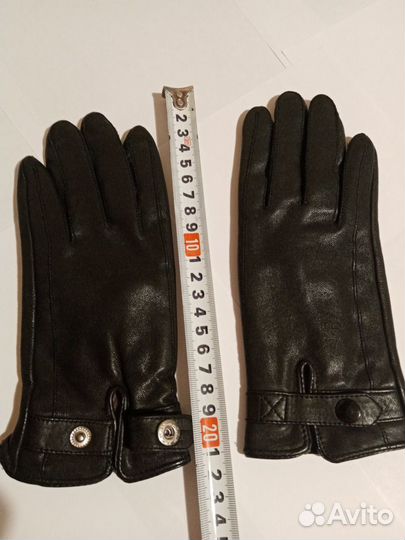 Перчатки женские кожаные новые