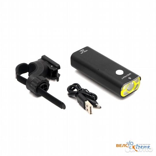 Фонарь передний gaciron V9C-400 400lm,1диод,4режим