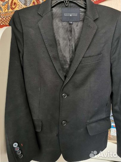 Пиджак р 158 синий