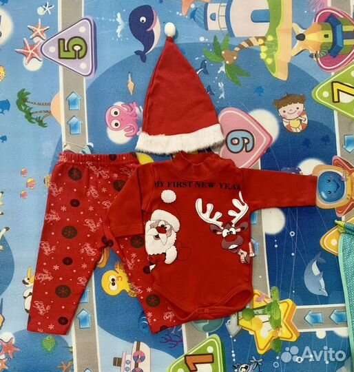 Новогодний костюм 3-6 месяцев