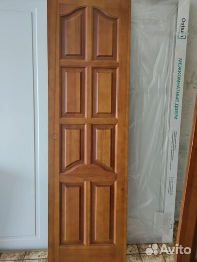 Двери межкомнатные, б/у, деревянные