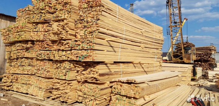 Доска обрезная, брус 150х150х6000