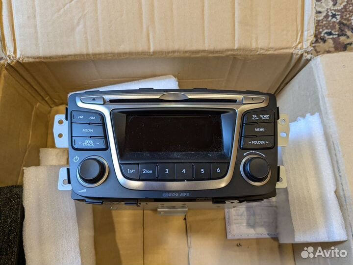 Магнитола hyundai solaris 1 оригинальная