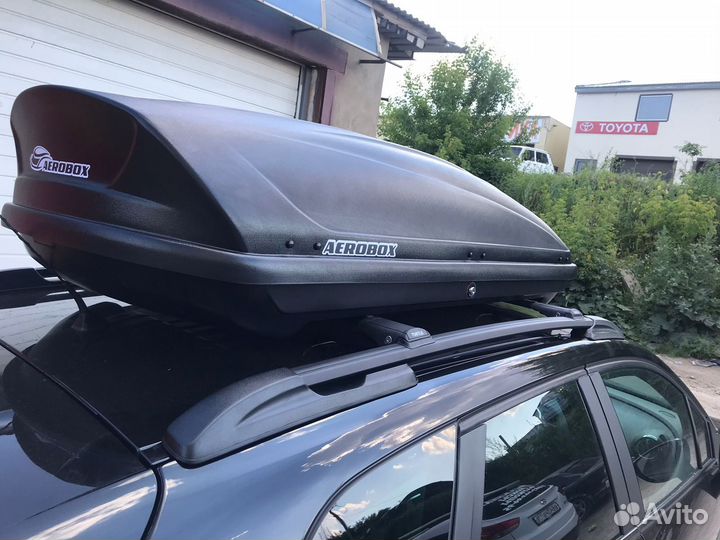 Автобокс Aerobox 470л двусторонний на Рено Каптюр
