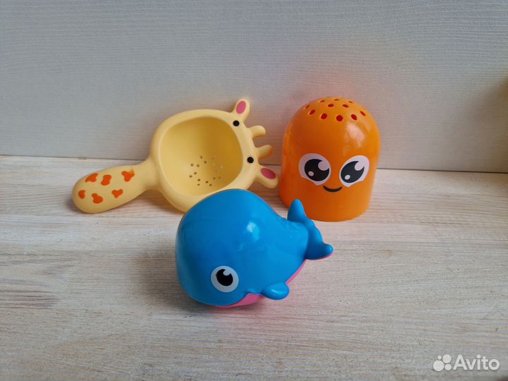 Игрушки для купания пакетом