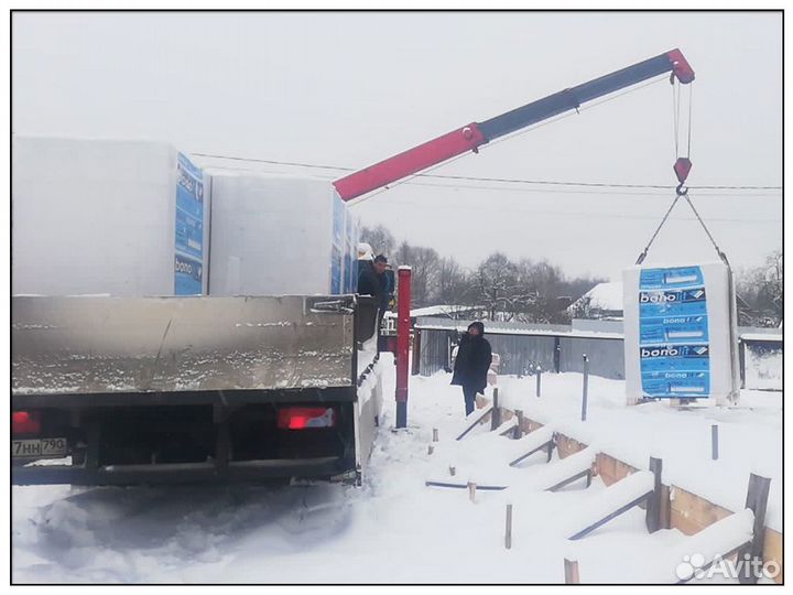 Пеноблоки газоблоки Бонолит. Доставка