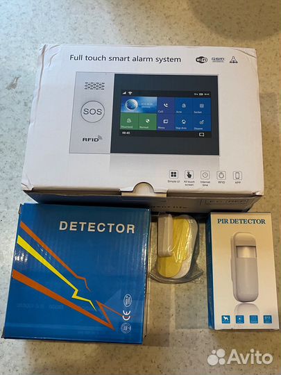 Комлект охранной сигнализации для дома wifi + gsm