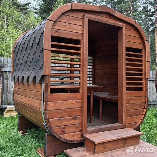 Баня бочка 2,5 м