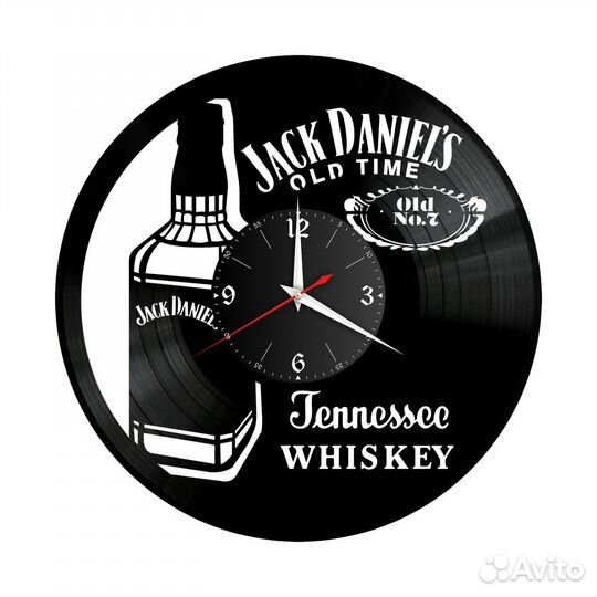 Jack Daniels №1 часы из винила