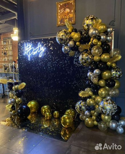 Фотозона из паеток