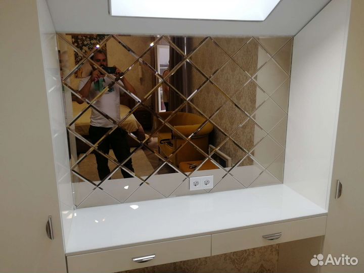 Изготовление зеркал и стеклянных конструкций