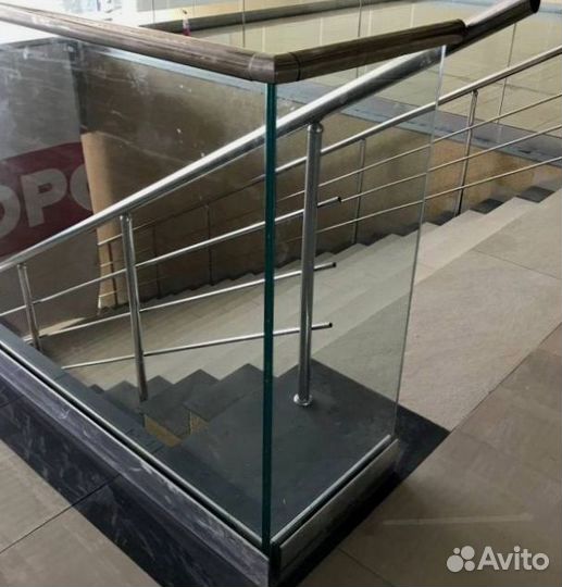 Ограждения из стекла