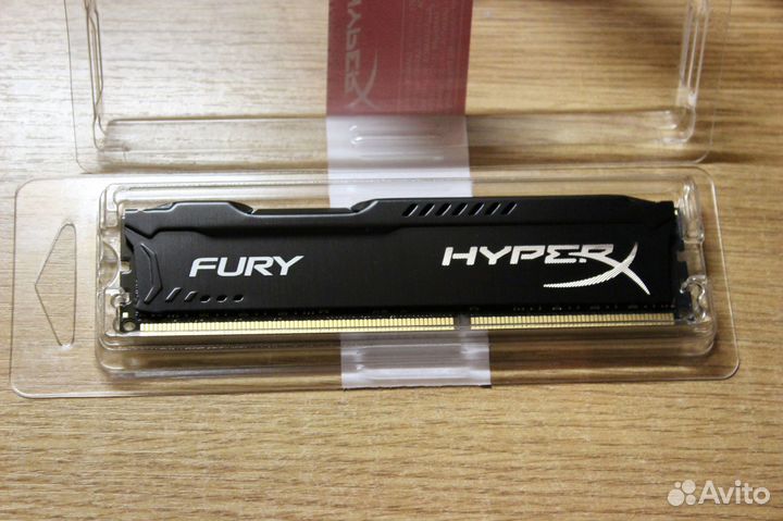 Оперативная память Kingston HyperX Fury Black 8 Gb