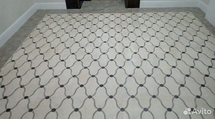 Шлифовка, полировка, кристаллизация камня, тераццо