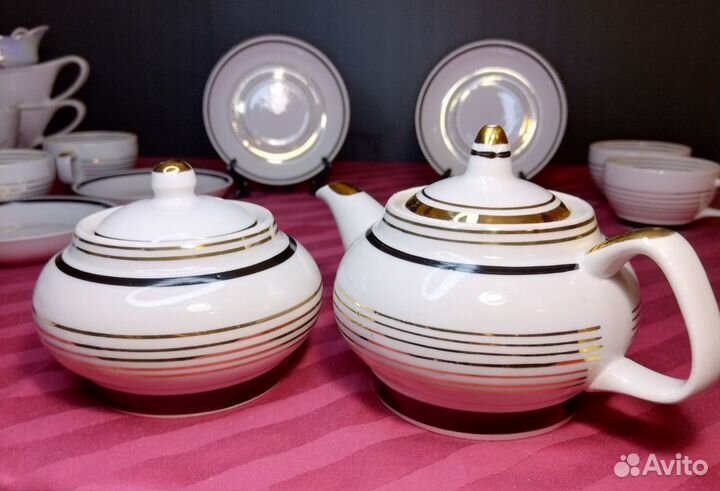 Чайный сервиз Вербилки, 1954-1965