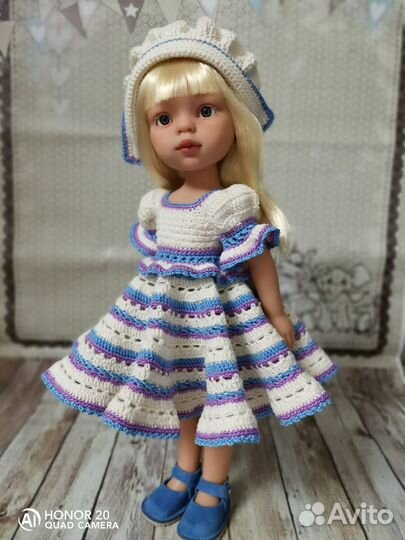 Красивое платье для кукол Руби Ред и других