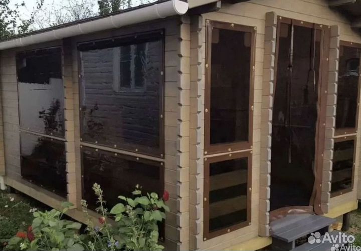 Мягкие окна под ключ