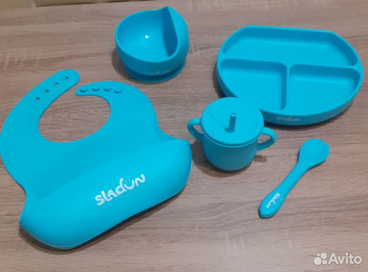 Детская посуда для кормления силиконовая