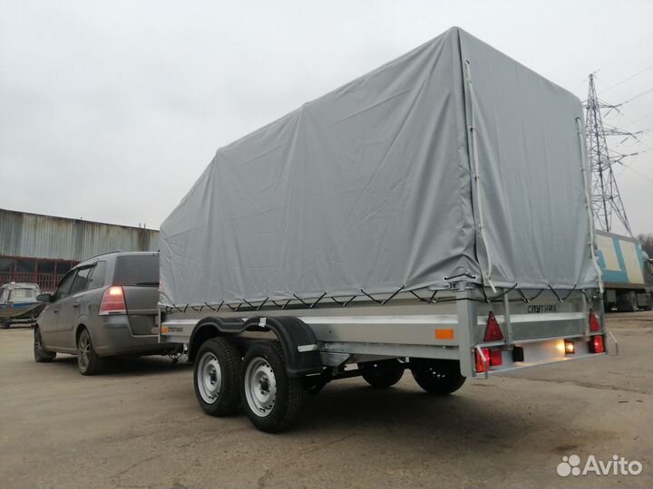 Прицеп двухосный спутник 3,0х1,5м категория Б