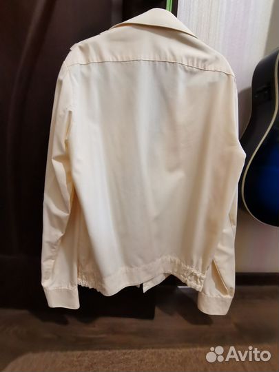 Кадетская рубашка кремовая