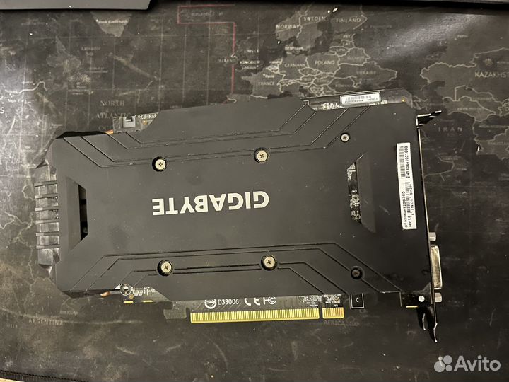 Видеокарта GTX 1060 3GB Gigabyte