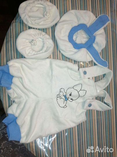 Новогодний костюм для мальчика зайчика
