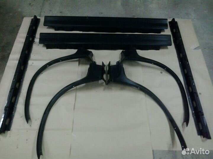 BMV X5 Пороги.усилители.арки.губа передняя