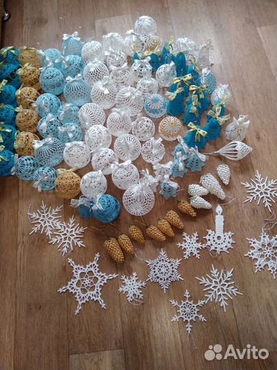 Ёлочные игрушки ручной работы