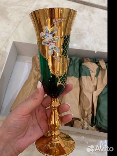 Фужеры Богемия новые, Чехословакия