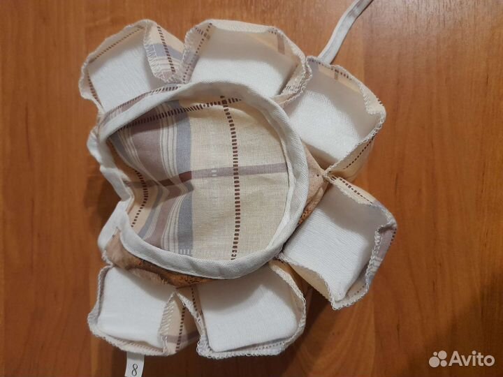 Шапочка ромашка для купания новорожденного