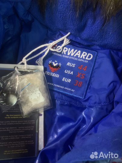 Пуховик forward женский