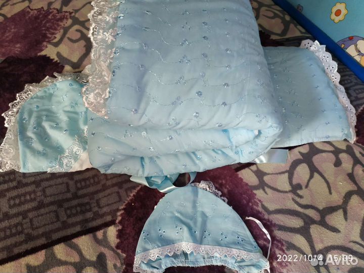 Детский комплект на выписку для мальчика)