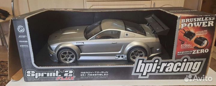 Радиоуправляемая модель HPI Sprint 2 Flux Mustang