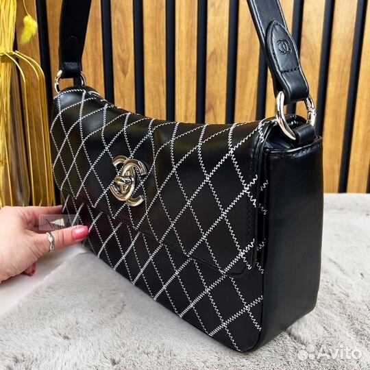 Сумка багет женская Chanel vip gift