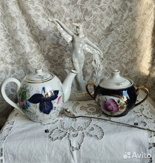 Чайники заварники сахарницы крышки Фарфор