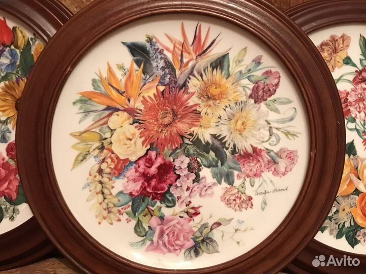 Тарелка большая Гранд финал Цветы Урсула Банд