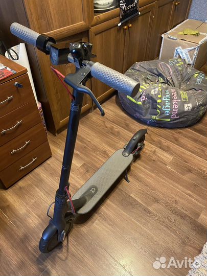 Электросамокат xiaomi mijia mi 1S (черный)