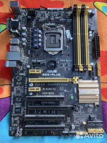Материнская плата Asus B85-plus купить в Москве | Электроника | Авито