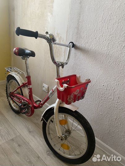 Детский двухколесный четырехколесный велосипед