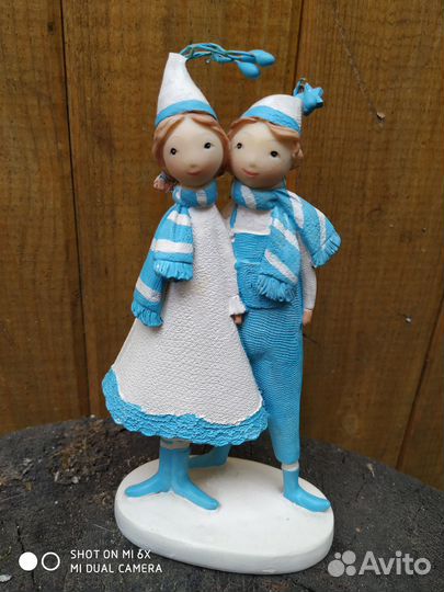 Статуэтка Кай и Герда сувениры пакетом