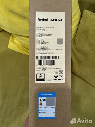 Xiaomi RedmiBook15 Pro Ryzen 7 7840H/512/16gb