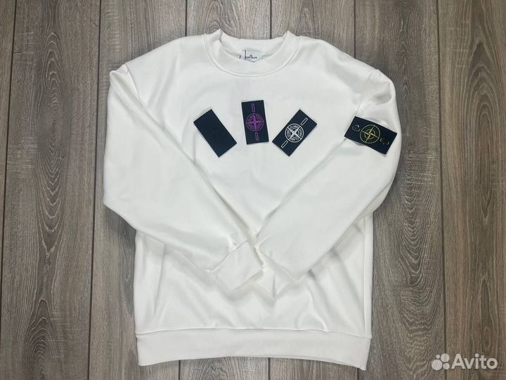 Свитшот stone island флис (под заказ 3-7 дней)