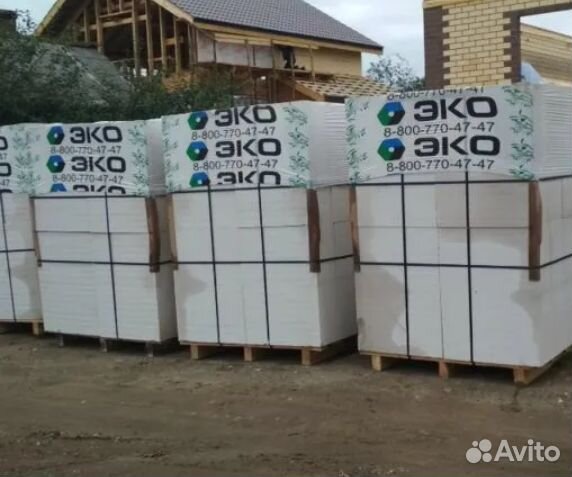 Блок из газобетона эко D500 B3,5 50x600x250