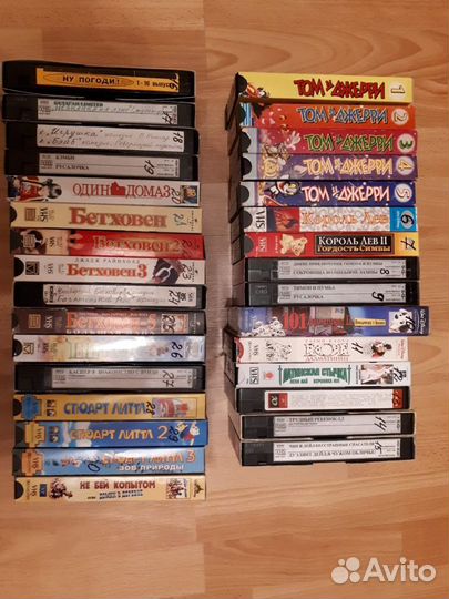 VHS Видеокассеты детские мультфильмы сказки фильмы