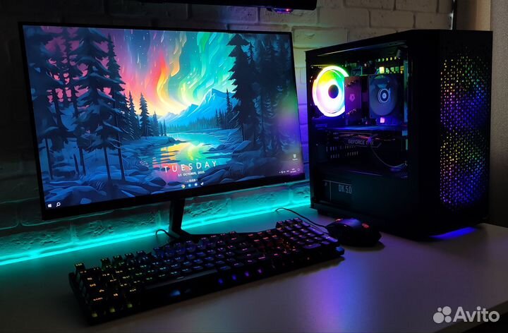 Игровой пк i7/gtx1660super/ssd m2 512гб/16гб ddr4