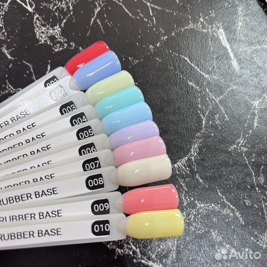 Камуфлирующая база для ногтей колор