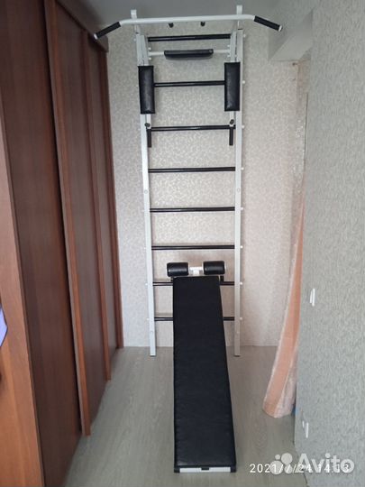 Шс Звезда+ турник 3 в 1 + скамья черная