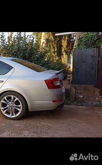 Спойлер skoda octavia a7 (дактейл)